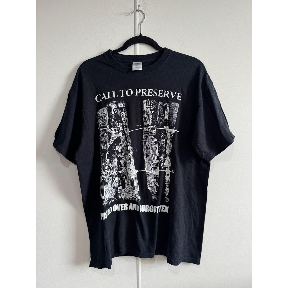 Call To Preserve Shirt Mens Large Black Hardcore Environmental Band T-Shirt